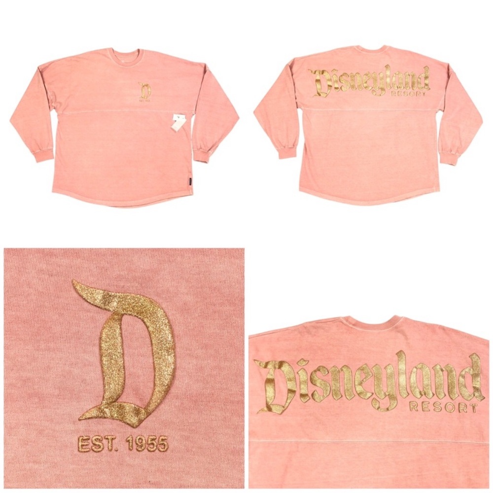 Disneyland Peach Rose Gold Spirit Jersey sz XL